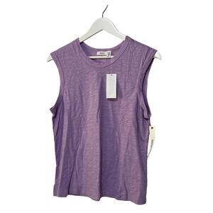 WILT TOP WOMENS SIZE MEDIUM SLIM FIT SLEEVELESS SHELL TANK LIGHT PURPLE NEW